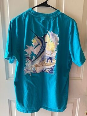 Guy Harvey "The Old Man and the Sea" Marlin Graphic Tee - Size M